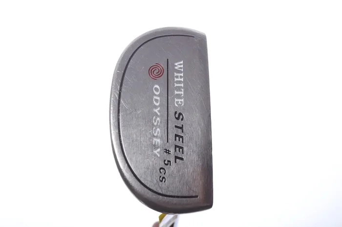 Used Odyssey White Steel #5 Center Shaft Putter – Right-Handed – 35 in – Mallet