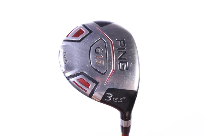 Used Ping G15 3-Wood – Right-Handed – 15.5 Degrees – Stiff Flex