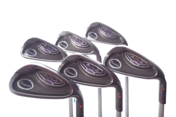 Used Ping Rhapsody Iron Set – Right-Handed – 5-PW – Ladies Flex