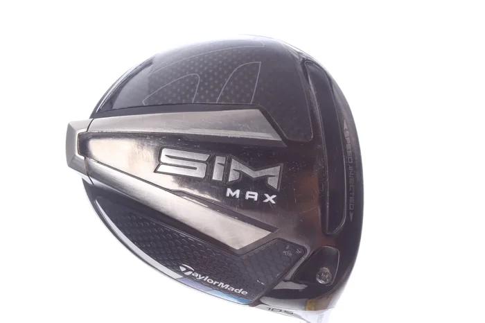 Used TaylorMade SIM MAX Driver – 10.5 Degrees – Regular Flex Mitsubishi Tensei CK Blue – Right-Handed