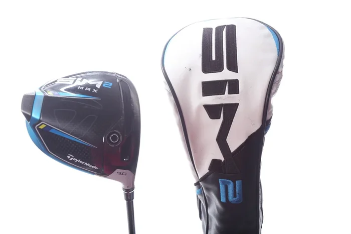 Used TaylorMade SIM2 MAX Driver – 9 Degrees – Stiff Flex Fujikura XLR8 Pro – Right-Handed