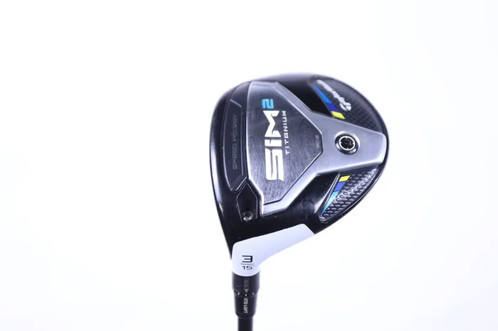 Used TaylorMade SIM2 Titanium 3-Wood – Left-Handed – 15 Degrees – Regular Flex