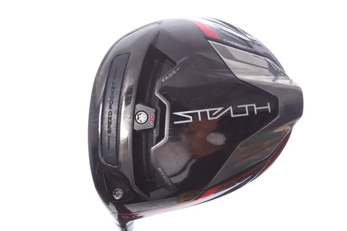 Used TaylorMade STEALTH PLUS Driver – 9 Degrees – Stiff Flex Project X HZRDUS Smoke Red RDX – Left-Handed
