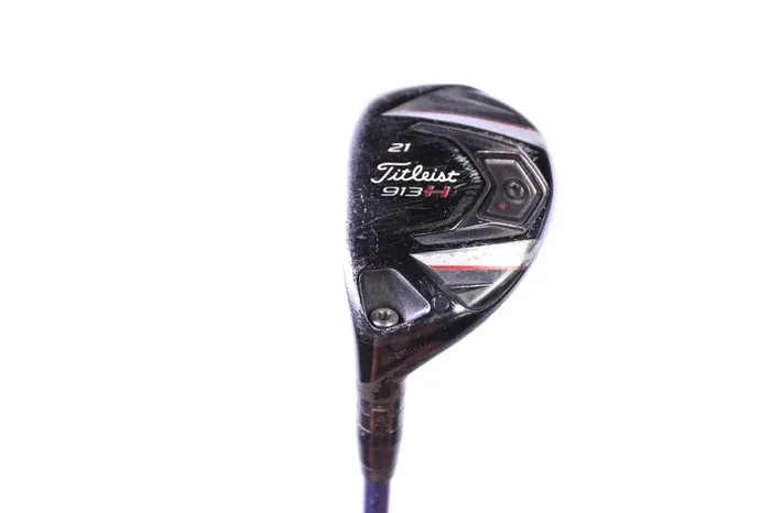 Used Titleist 913H 4H Hybrid – Left-Handed – 21 Degrees – Regular Flex