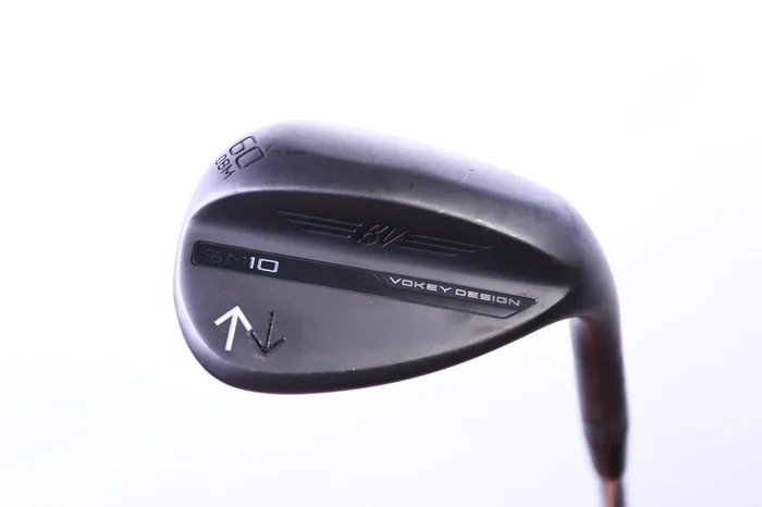 Used Titleist Vokey SM10 Jet Black Lob Wedge – Right-Handed – 60 Degrees – Regular Flex