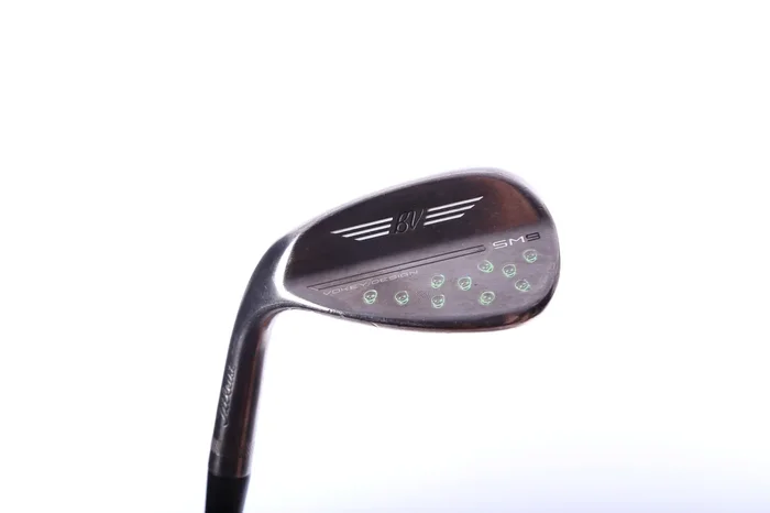 Used Titleist Vokey SM9 Brushed Steel Sand Wedge – Left-Handed – 54 Degrees – Stiff Flex