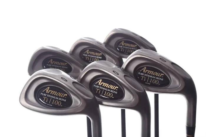 Used Tommy Armour TI 100 Iron Set – Right-Handed – 5-PW – Stiff Flex