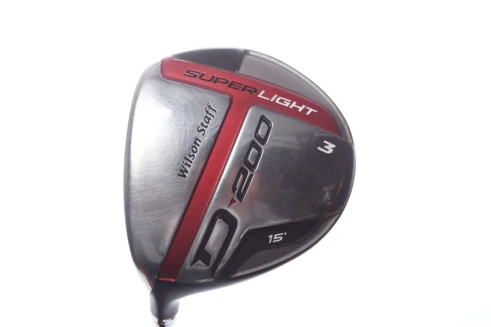 Used Wilson Staff D-200 3-Wood – Left-Handed – 15 Degrees – Regular Flex