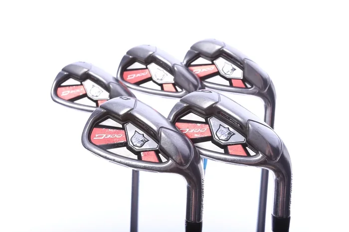 Used Wilson Staff D300 Iron Set – Right-Handed – 6-PW – Seniors Flex