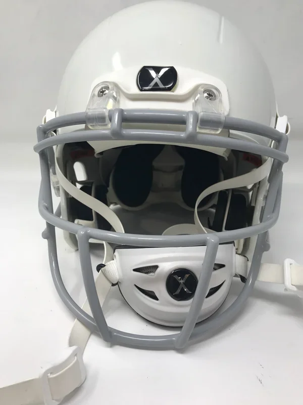 Used Xenith X2 Football Helmet Adult Small White/Gray Complete