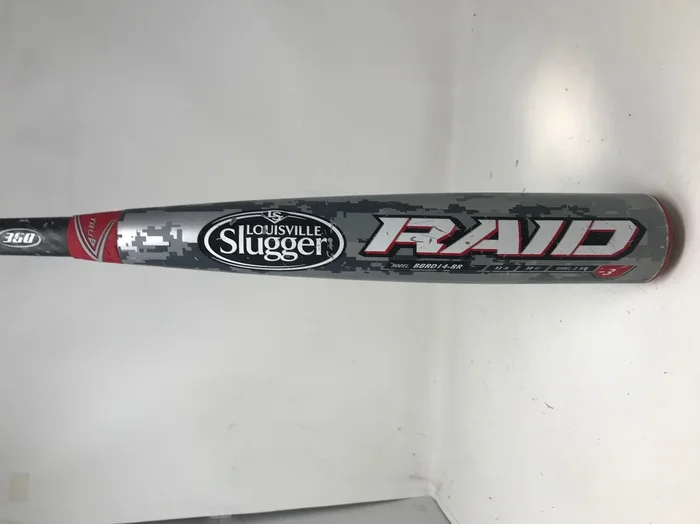 Used1 33/30 Louisville Slugger Raid BBCOR Baseball Bat BBRD14-RR -3 2014 2 5/8″