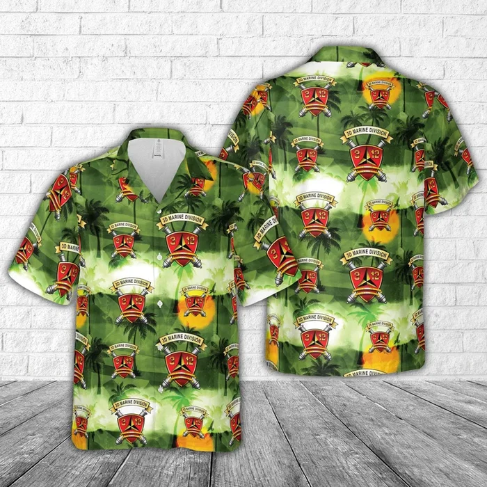 USMC 3rd Battalion, 12th Marines Hawaiian Shirt – Fanshubus.com
