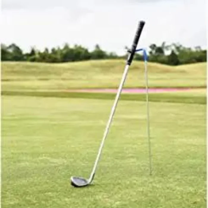V-Shaped Golf Club Stand and Club Caddy Made of Highly Durable Zinc Plated Steel (Royal Blue)