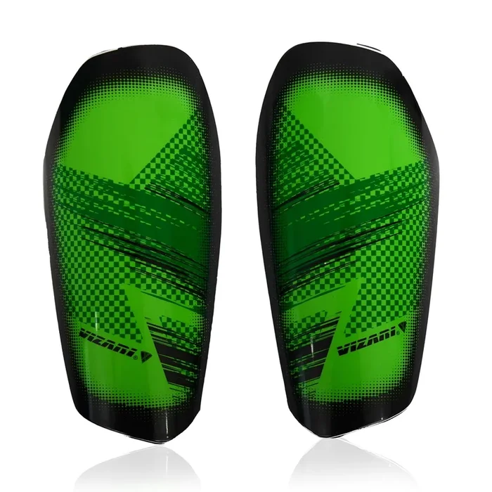 Vizari Aptos Soccer Shin Guard with Sleeve-Green/Black