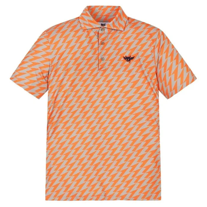 WAAC Athletic Arrow Stretch Golf Polo Light Orange – SS24 Men