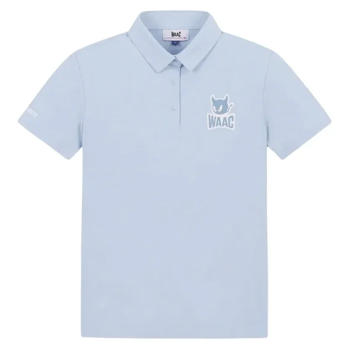 WAAC Essential Pique Golf Polo Light Blue – SP25 Women
