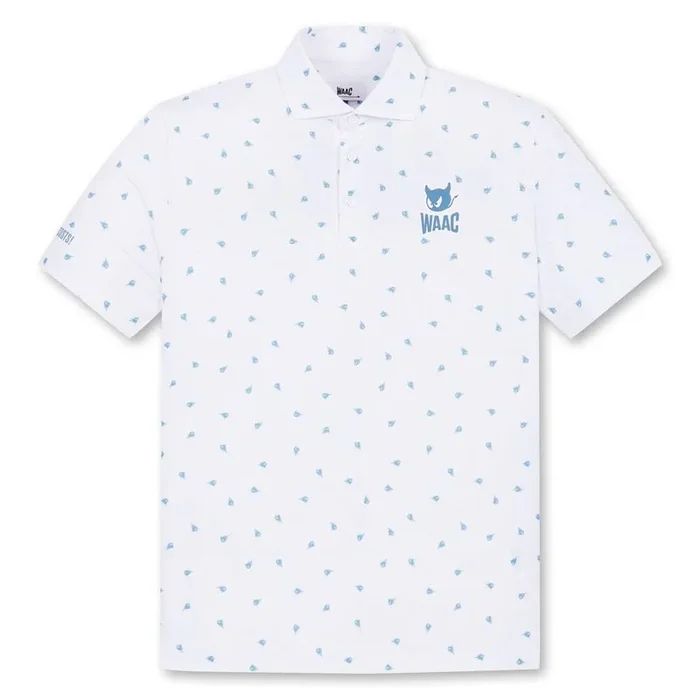 WAAC Fire WAACKY Golf Polo White – FW24 Men
