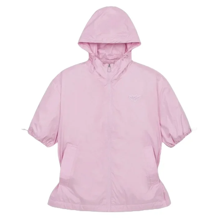 WAAC Zip Shortsleeve Golf Hoodie Light Pink – 24 Women
