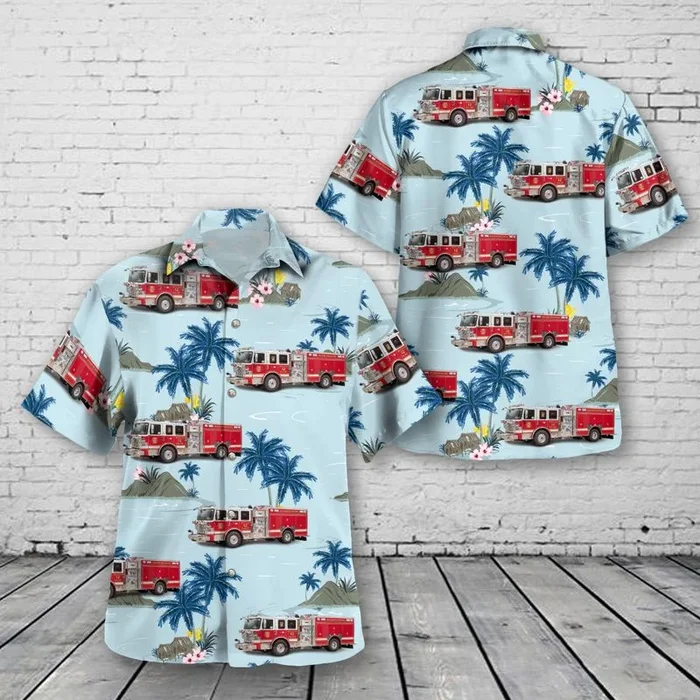 Waldorf, Maryland, Waldorf Volunteer Fire Department Hawaiian Shirt – Fanshubus.com