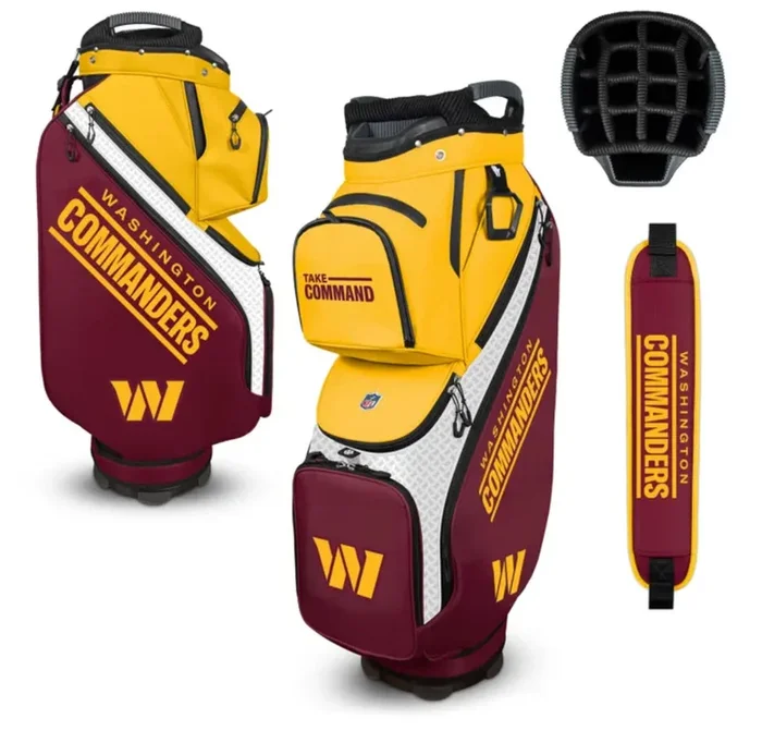 Washington Commanders Cooler Cart Bag 3 Free Shipping