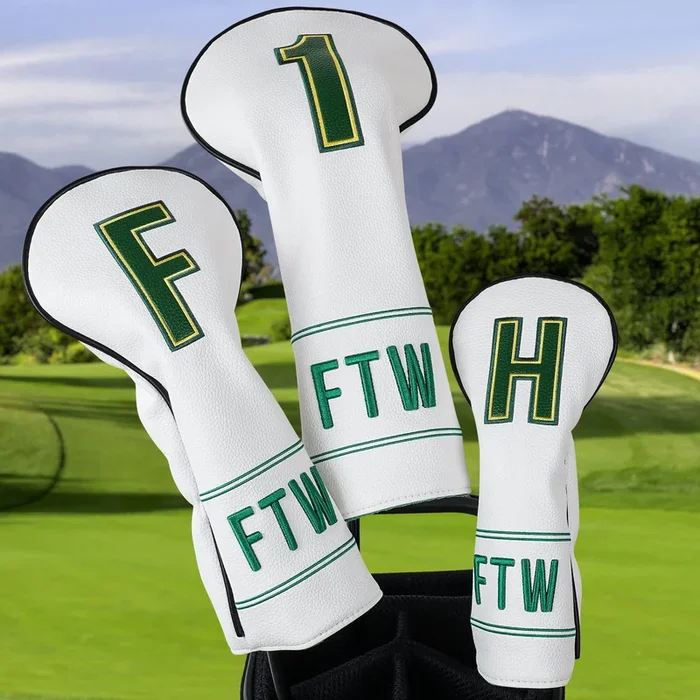 White FTW Driver Head Cover