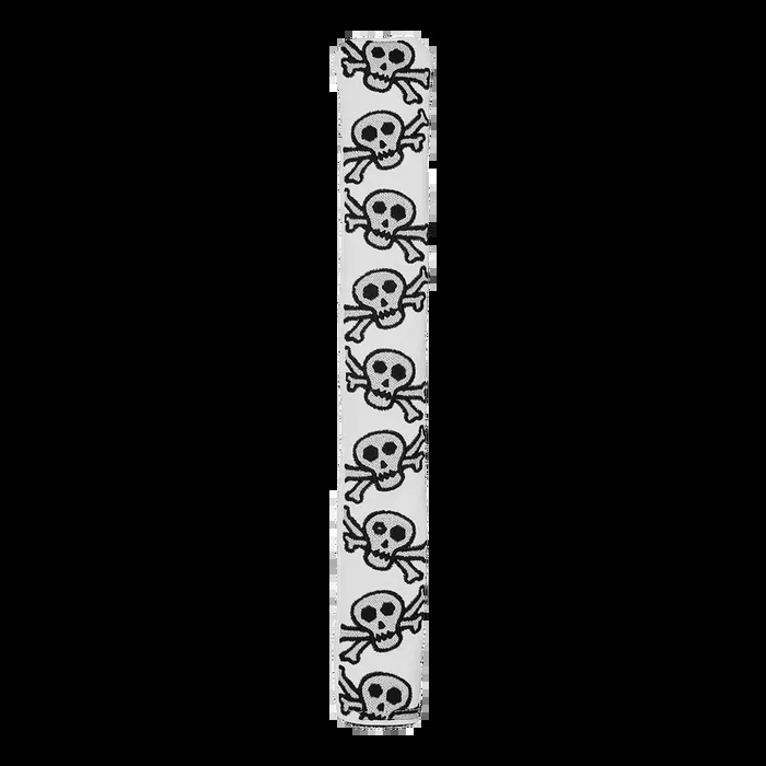 White Skull & Bones Alignment Stick Cover
