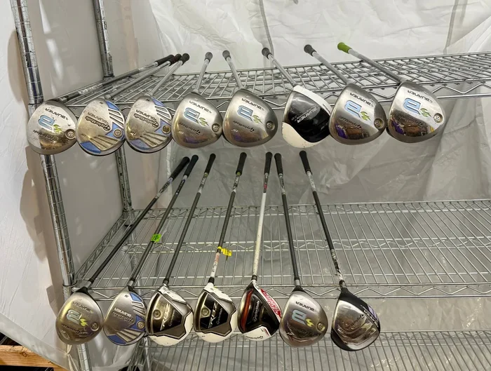 Wholesale Lot of 15 Golf Clubs – TaylorMade Assorted Ladies Fairway Woods