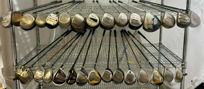 Wholesale Lot of 30 Golf Clubs – Assorted Drivers and Fairway Woods