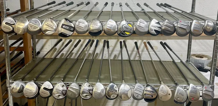 Wholesale Lot of 30 Golf Clubs – Assorted Fairway Woods