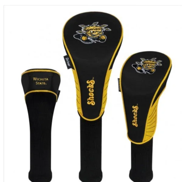 Wichita State Set of 3 Golf Head Covers