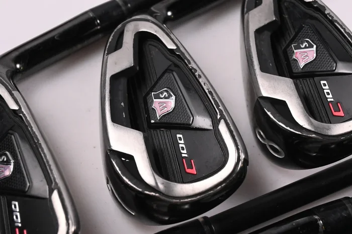 Wilson C100 Irons / 5-PW+GW+SW / Regular Flex Aldila RIP 75 Shafts