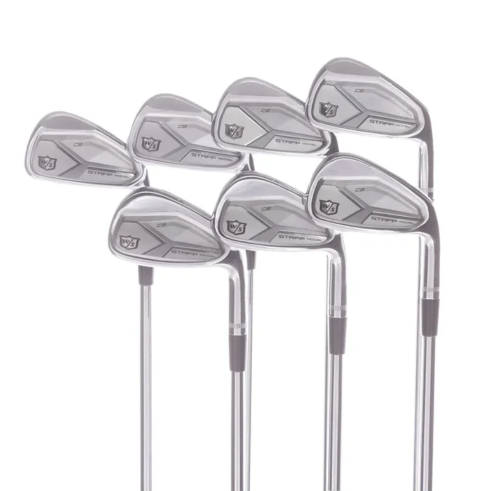 Wilson CB Staff Model Steel Mens Right Hand Irons 4-PW Regular – Dynamic Gold R300