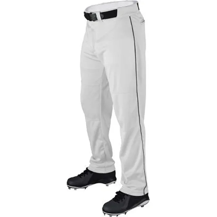 Wilson Classic Relaxed Fit Polyester Youth Baseball Pants with Piping WTA4232