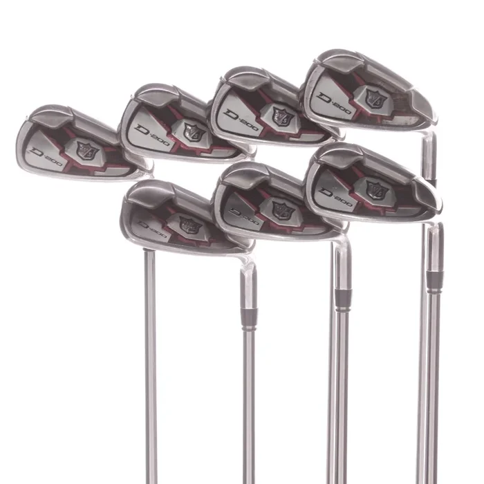 Wilson D200 Graphite Mens Right Hand Irons 5-SW Regular – Elements Chrome