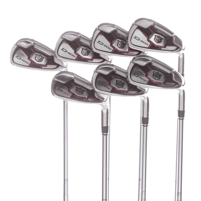 Wilson D200 Steel Men’s Right Irons 5-SW Uniflex – True Temper