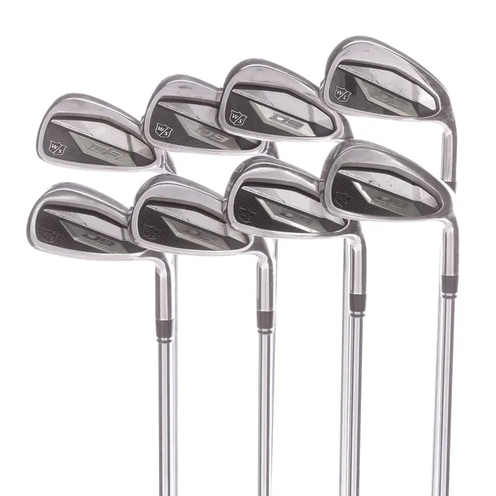 Wilson D9 Steel Men’s Right Irons 4-GW Regular – Max KBS Ultralite
