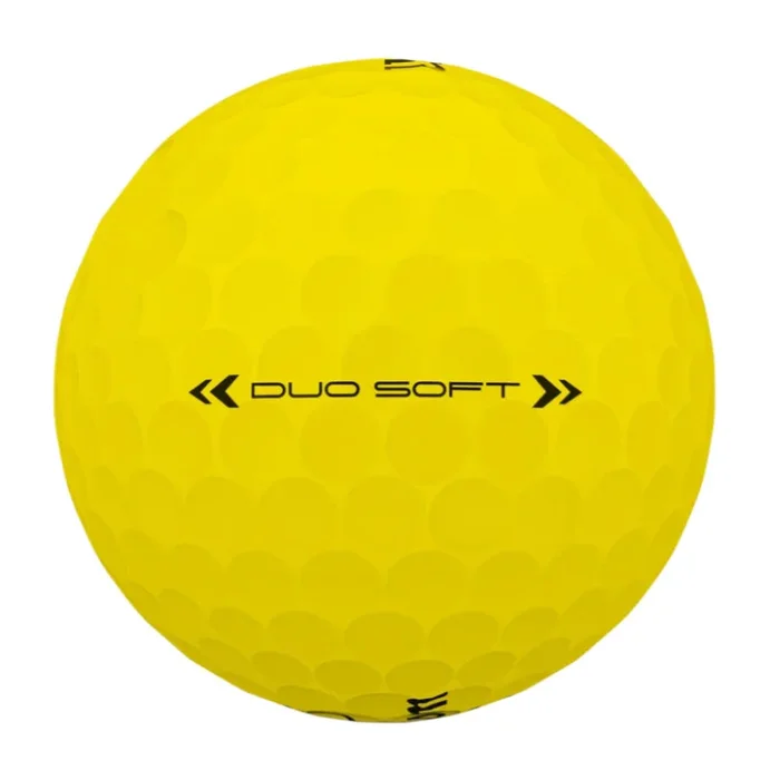 Wilson Duo Soft 2025 Yellow Golf Balls – Sleeve
