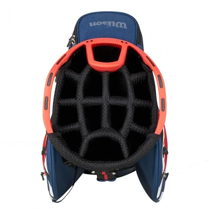 Wilson EXO II Golf Cart Bag – Black/Blue/White