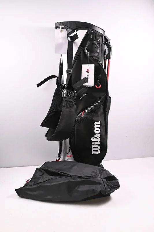 Wilson EXO Lite Stand Bag / 4-Way Divider / Black, White, Red