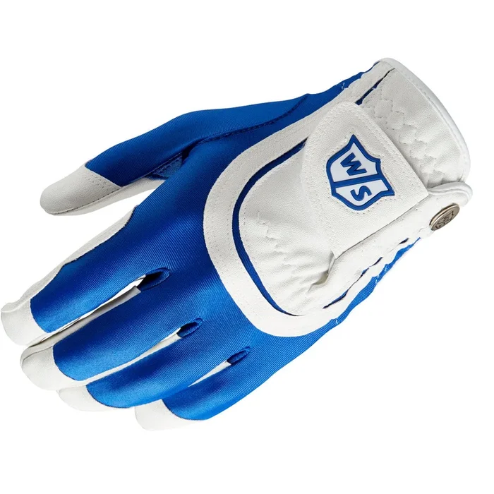 Wilson Fit All Mens Golf Glove – Blue/White