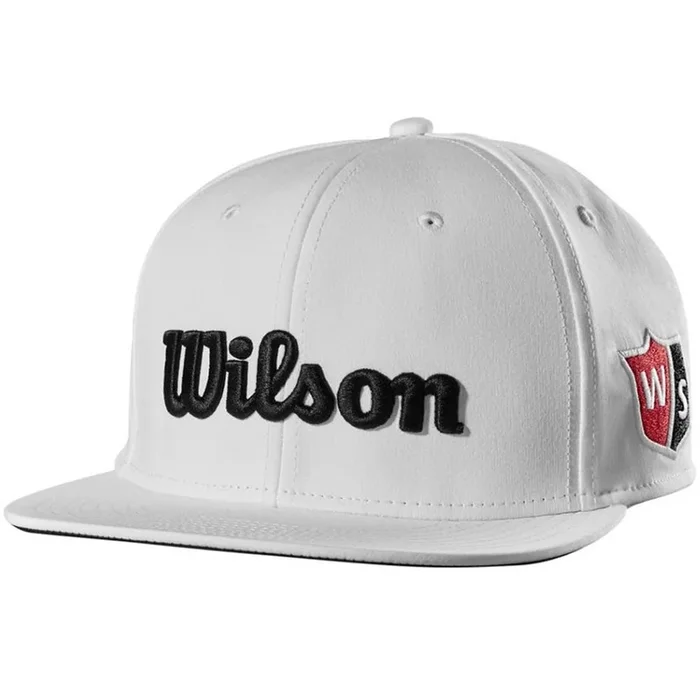 Wilson Flat Brim Cap – White