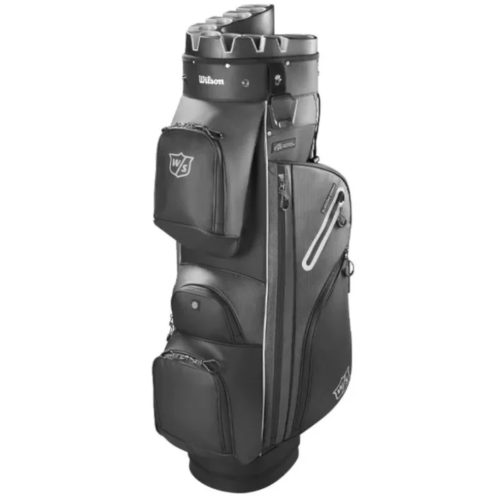 Wilson I-Lock Dry Cart Bag – Black/Silver