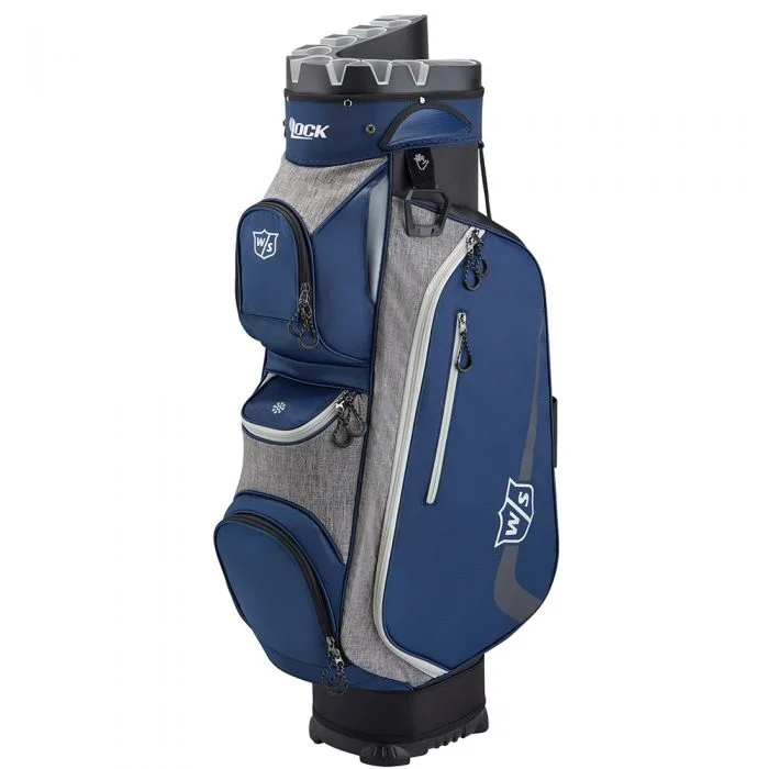 Wilson I Lock III Cart Bag – Navy/Grey