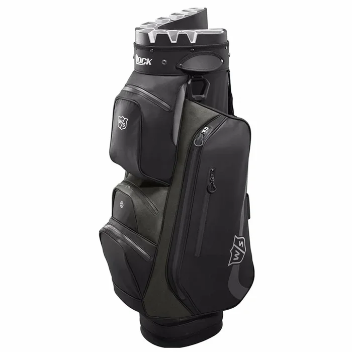 Wilson iLock Rain Cart Bag – Black/Silver