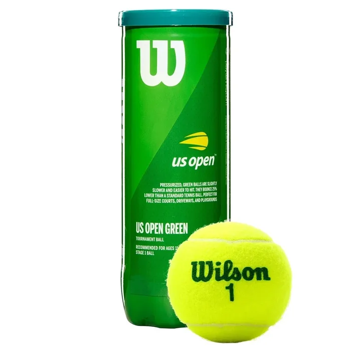 Wilson Open Green Tournament 3 Ball Can