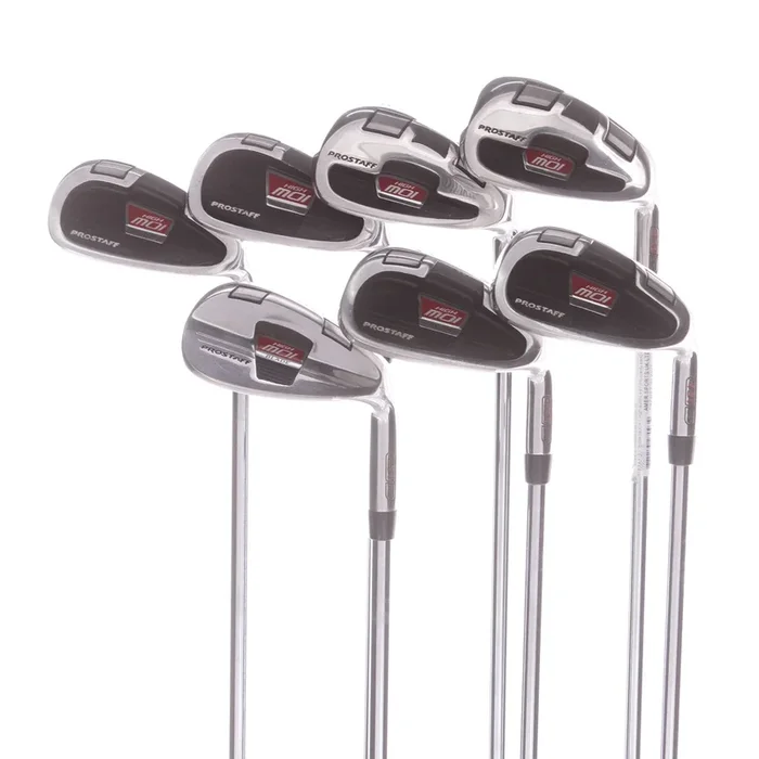 Wilson Pro Staff MOI Steel Men’s Right Irons 5-SW Regular – True Temper