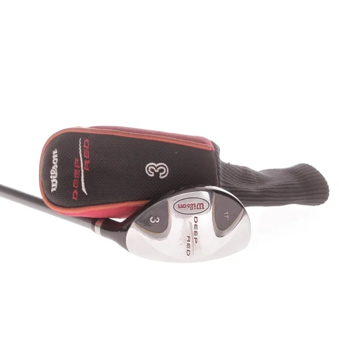 Wilson Red Deep Graphite Mens Right Hand Hybrid 17 Degree Uniflex – Wilson and UST Deep Red 450