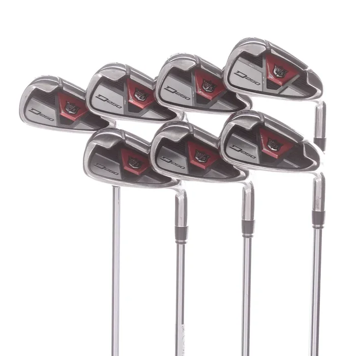 Wilson Staff D250 Mens Right Hand Steel Irons 5-GW Uniflex – Wilson Staff