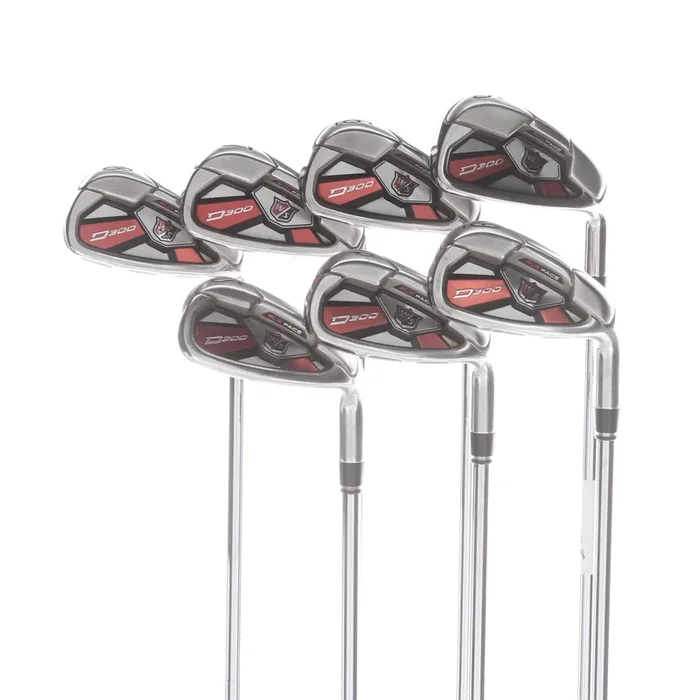 Wilson Staff D300 Steel Men’s Right Irons 5-SW Regular – KBS Tour 80