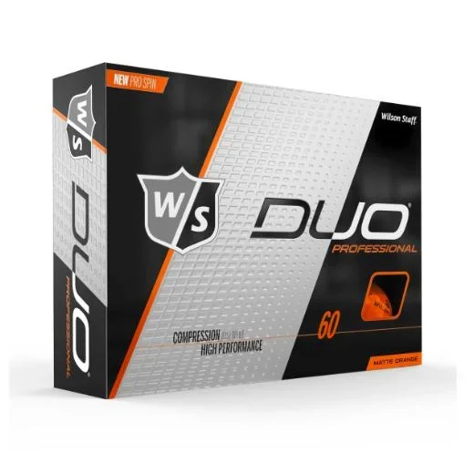 Wilson Staff DUO Professional (12 pack) Golf Balls – Orange